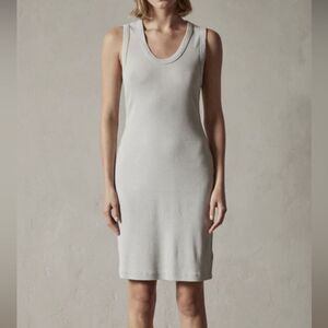 James Perse ribbed tank dress dusty pink sz M